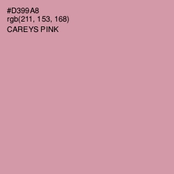 #D399A8 - Careys Pink Color Image